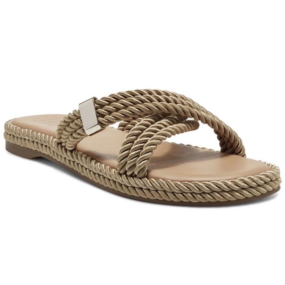 INC Maylee satin cord rope sandals